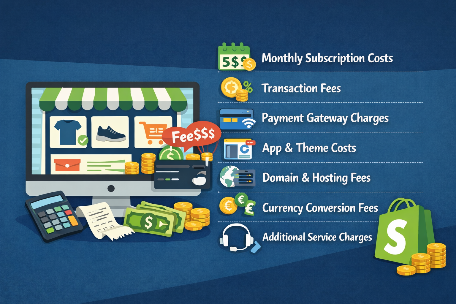7 Things You Must Know About Shopify Website Fees Before You Start