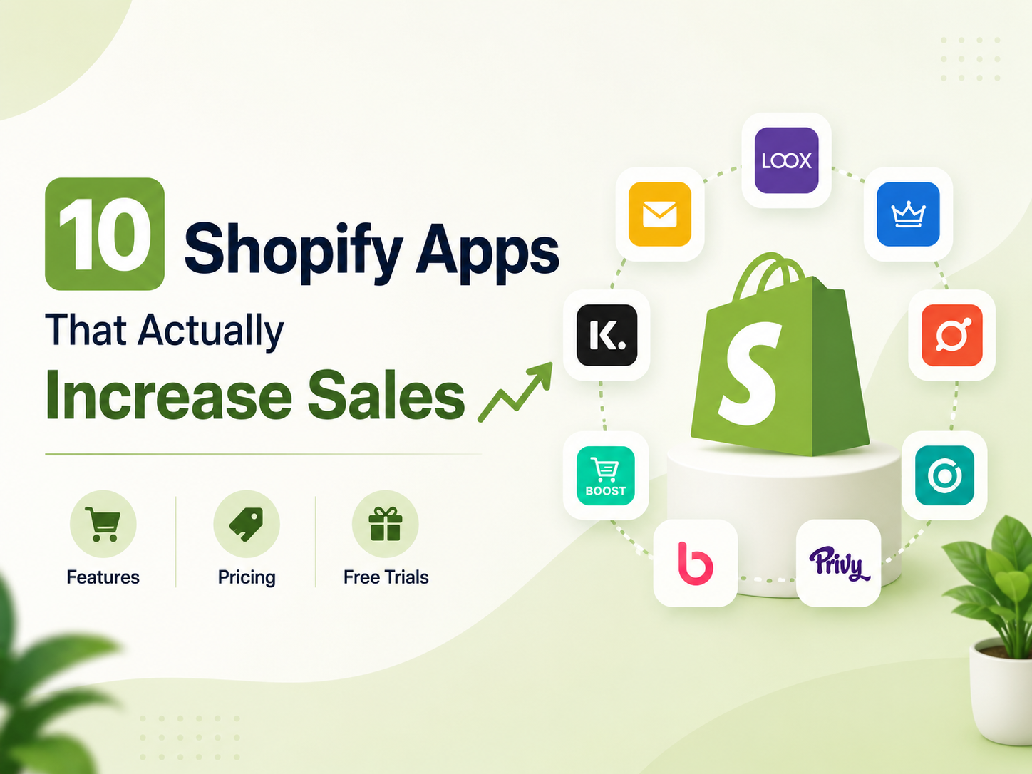 10 Shopify Apps That Actually Increase Sales (Features, Pricing & Free Trials)