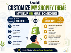 Should I customize my Shopify theme myself or hire someone